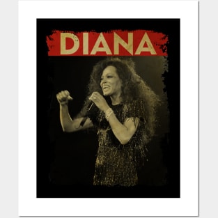 TEXTURE ART-Diana Ross - RETROSTYLE Posters and Art